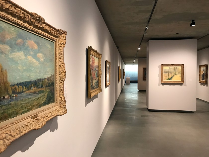 Exposição temporária de obras impressionistas e pós-impressionistas