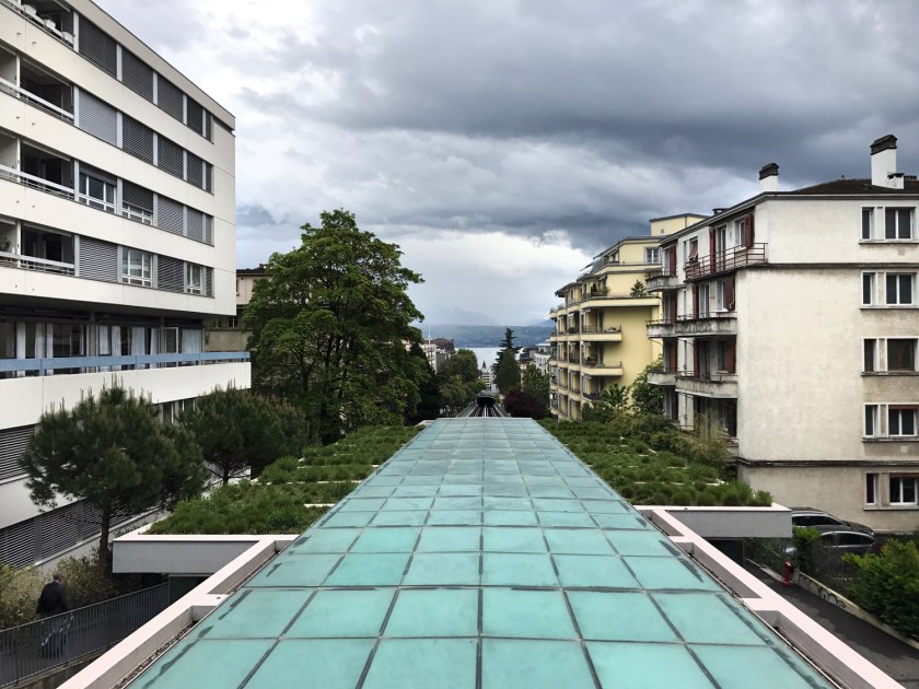 Vista da estação do metrô