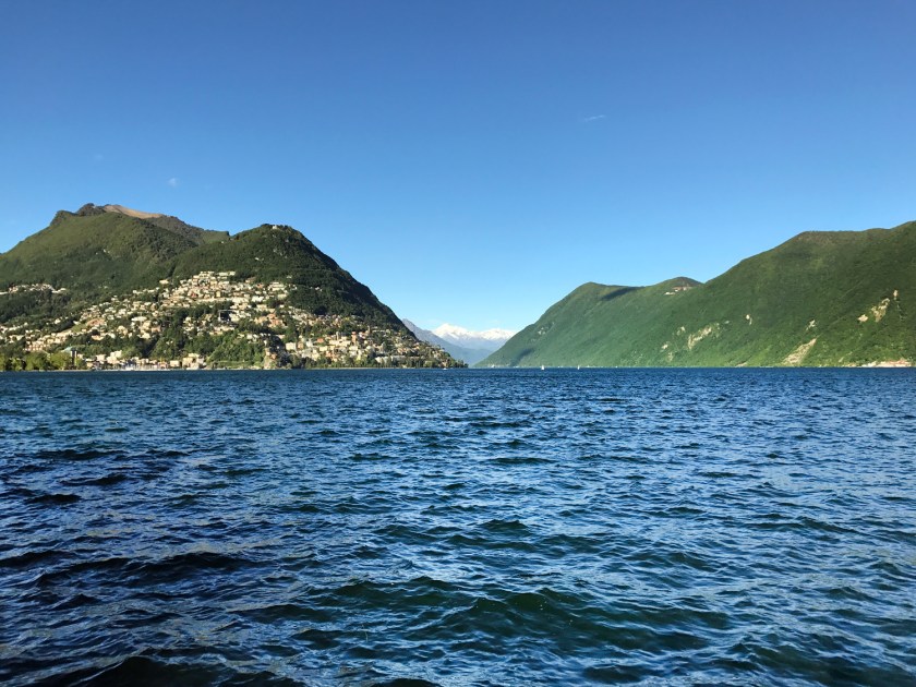 Lago di Lugano visto do Giardino Belvedere