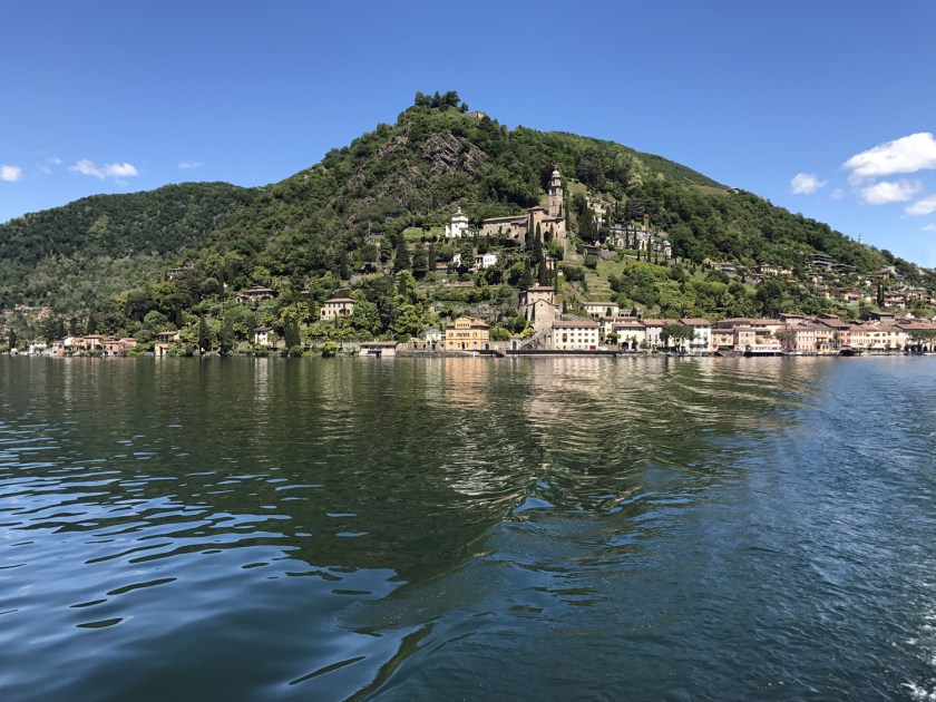 Morcote vista do barco