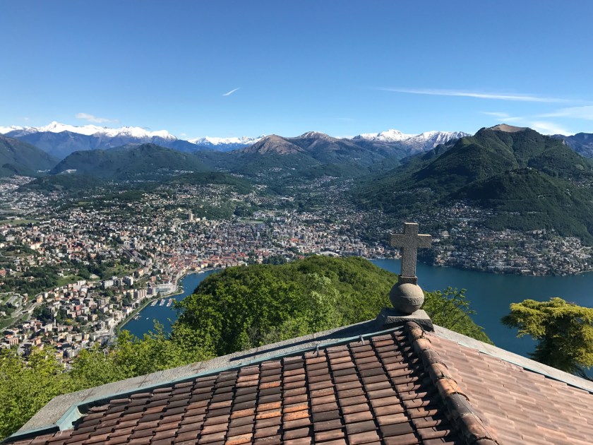 Vista de cima da igreja