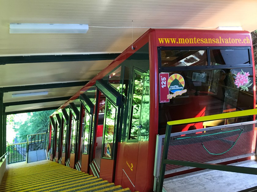 Funicular no topo do monte