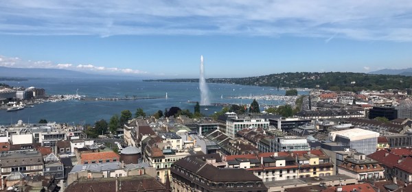 Lac Léman visto da torre norte
