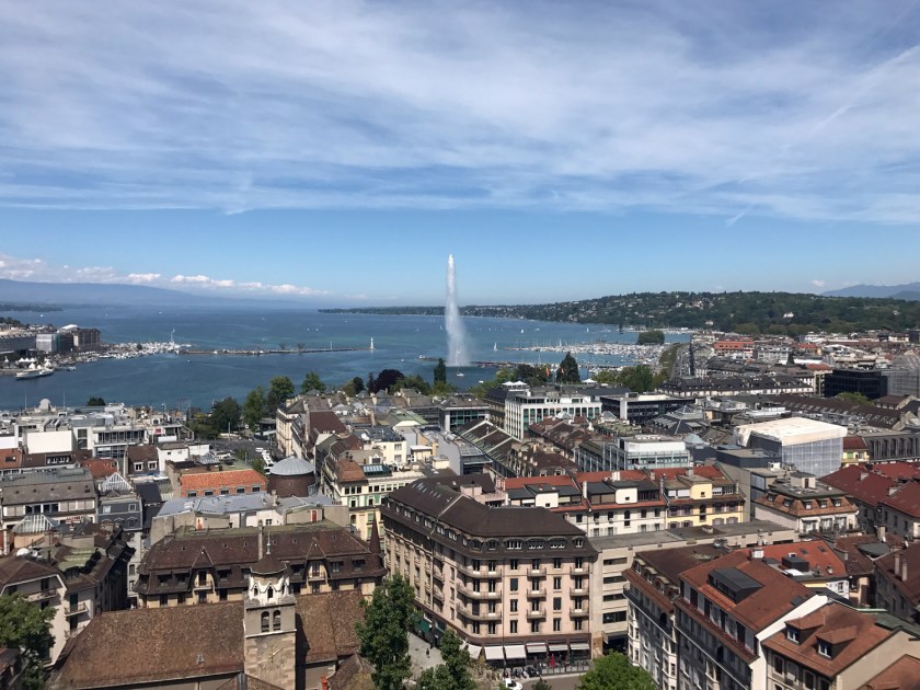 Lac Léman visto da torre norte