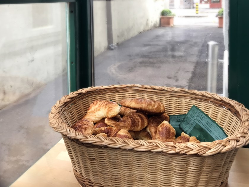 Croissants de cortesia