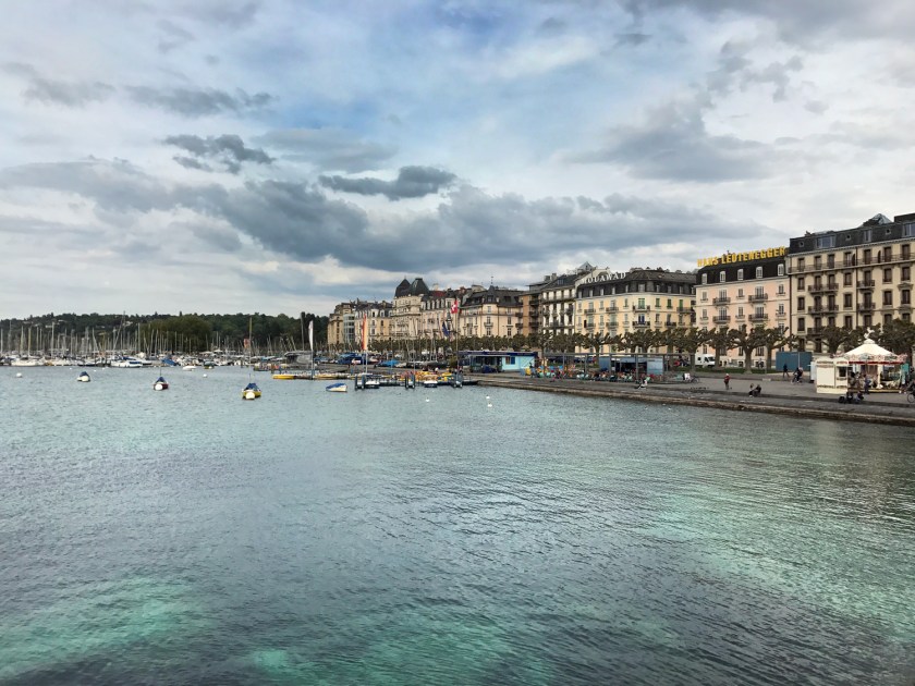 Genebra vista do Lac Léman