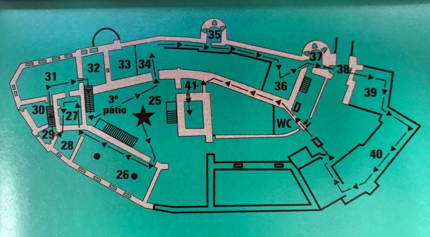 Mapa do Château de Chillon