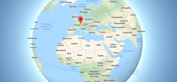 Localização de Berna no Mapa Mundi