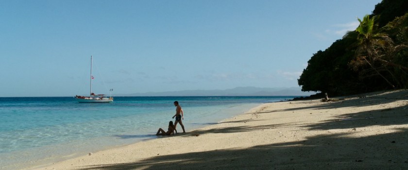 Praia nas ilhas Fiji