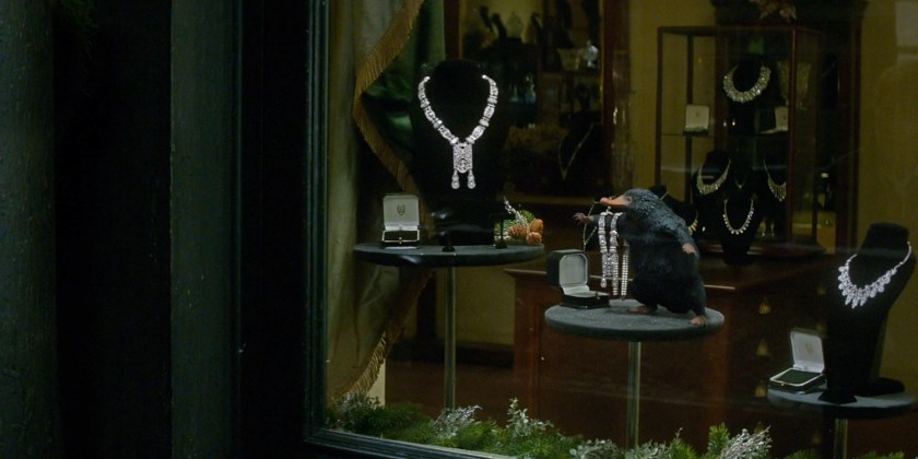 Joias expostas no Diamond District