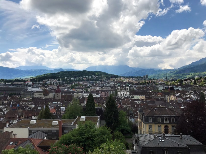 Vista de cima da muralha