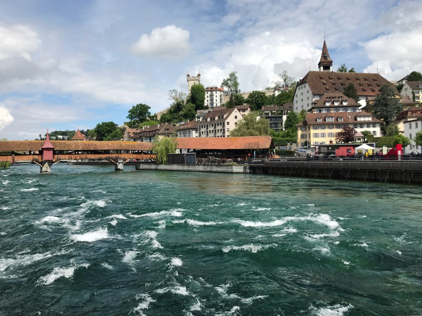Spreuerbrücke e Wasserkraftwerk Mühlenplatz
