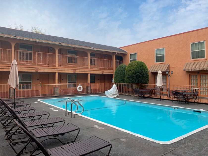 Piscina na área externa