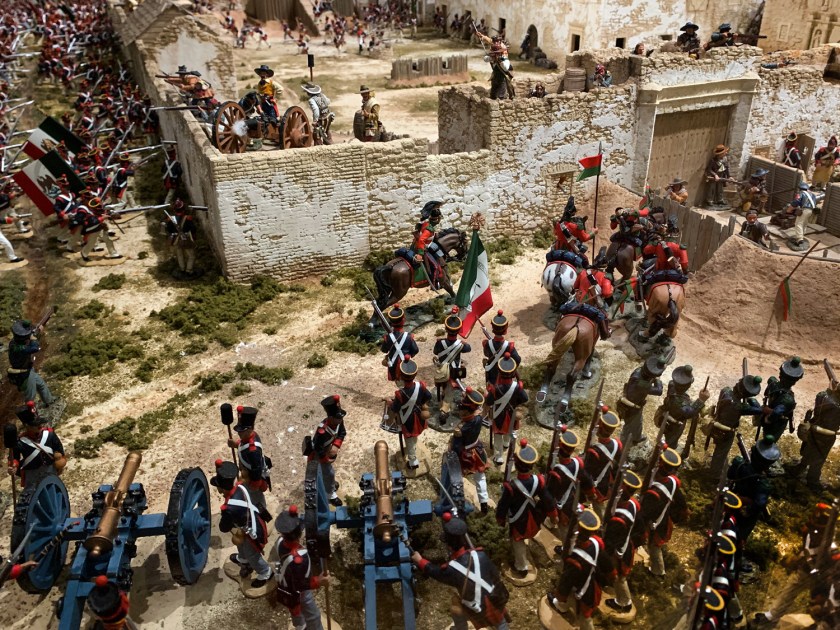 Maquete da Batalha do Alamo