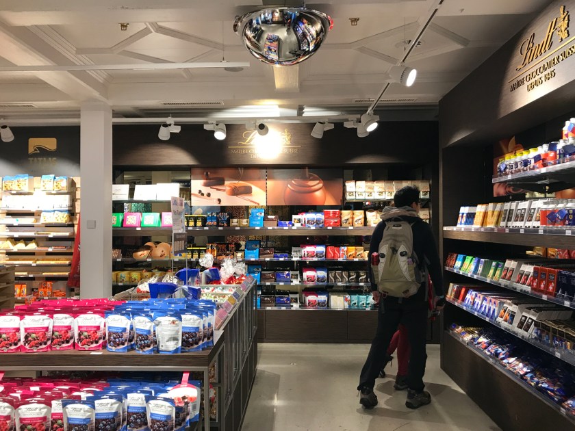 Loja de chocolates Lindt