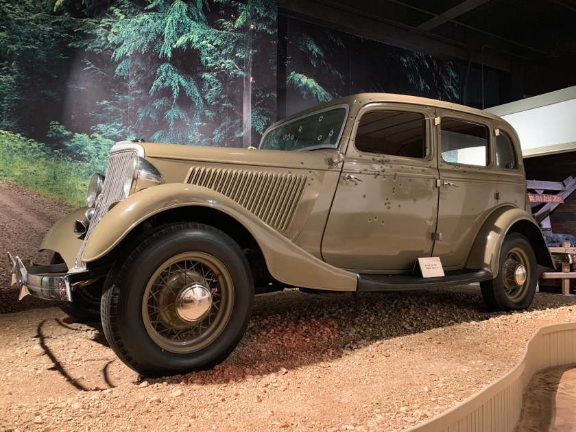 Réplica do carro usado por Bonnie & Clyde
