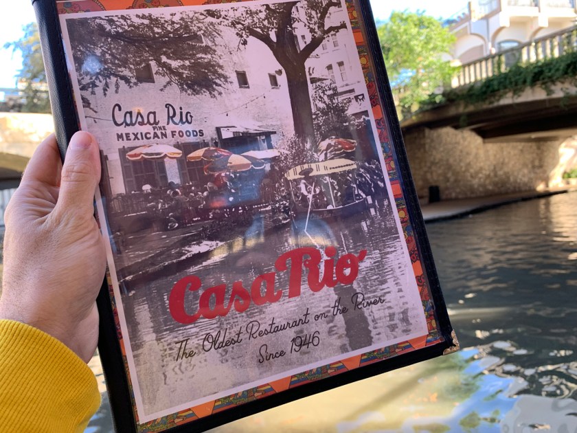 Cardápio do restaurante