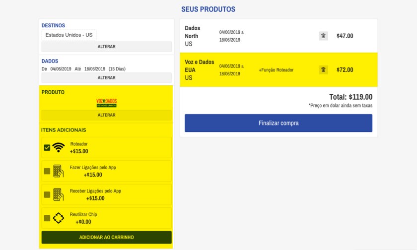 Plano de voz e dados