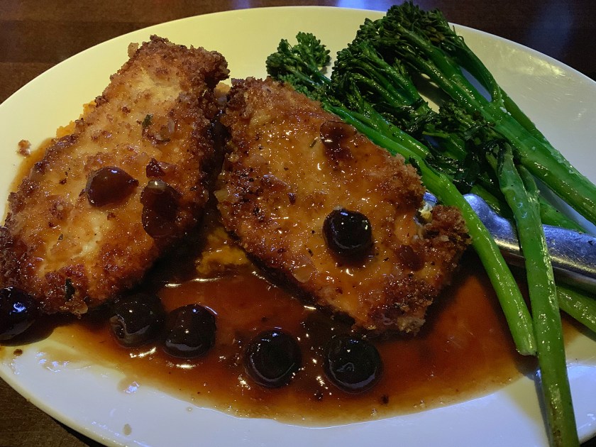 Parmesan crusted pork loin