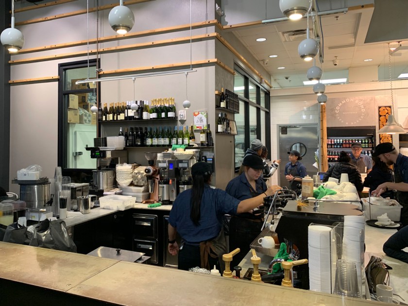 Praça de preparo das bebidas