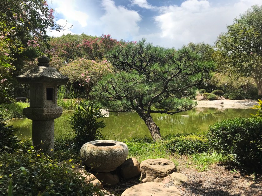 Bacia d'água e lanterna