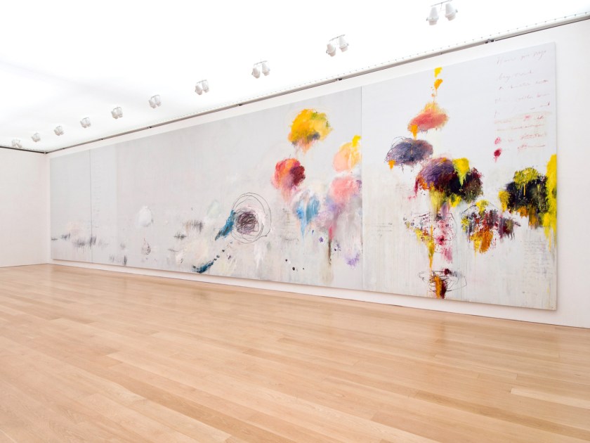 Pintura na Cy Twonbly Gallery