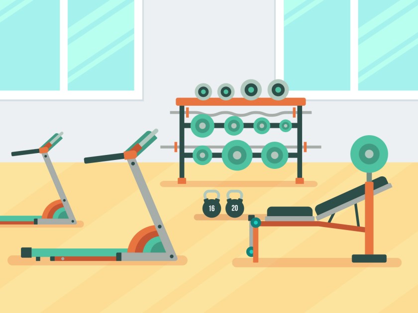 Alguns condomínios têm academia