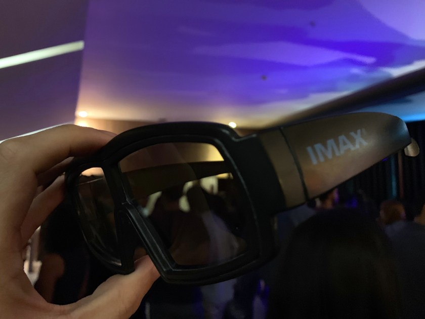 Óculos do cinema IMAX