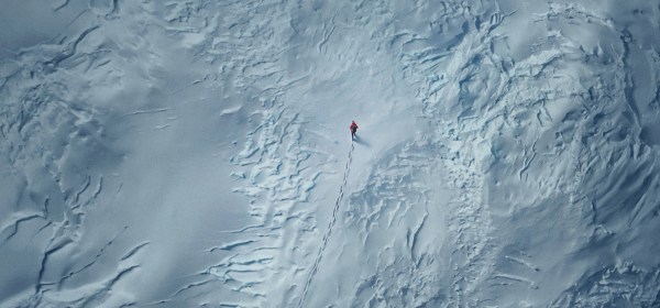 Luta pela sobrevivência na neve