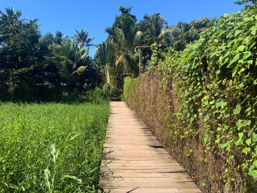 Passarela de acesso à praia