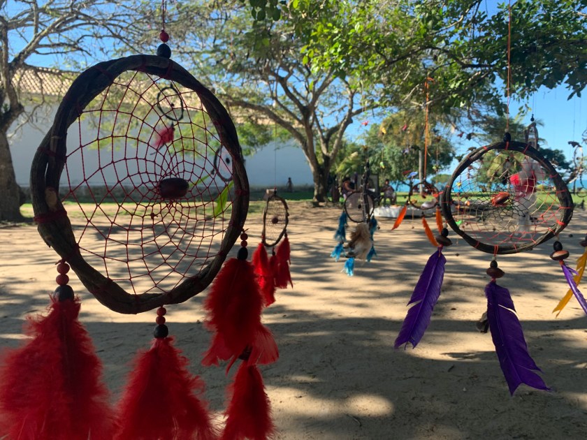 Artesanatos vendidos ao ar livre