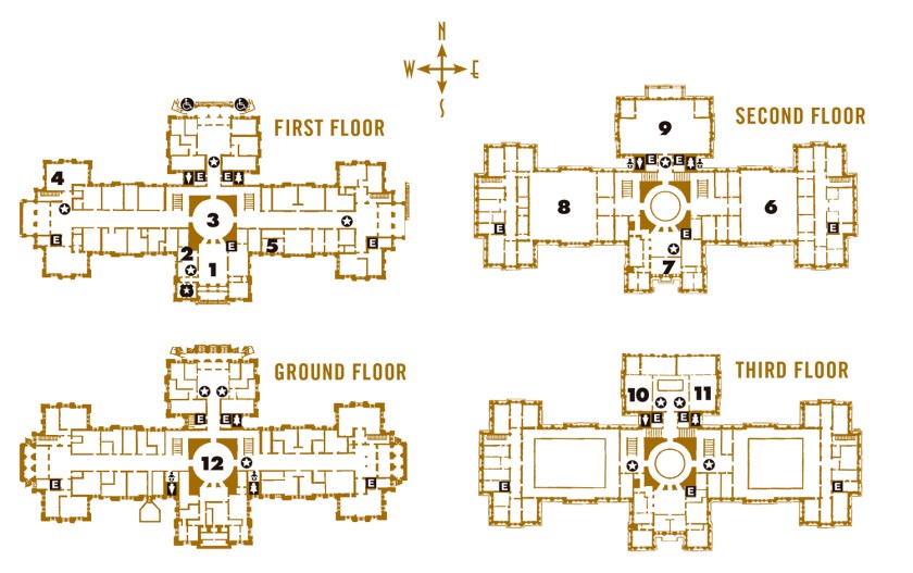 Mapa com pontos de interesse