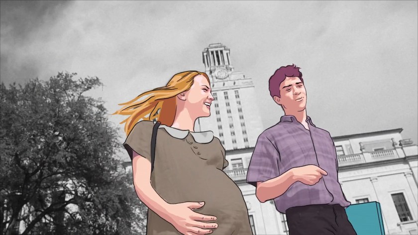 Mistura de animação com filmagem