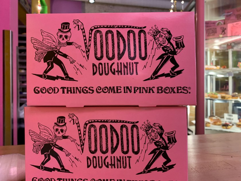 A clássica caixa rosa