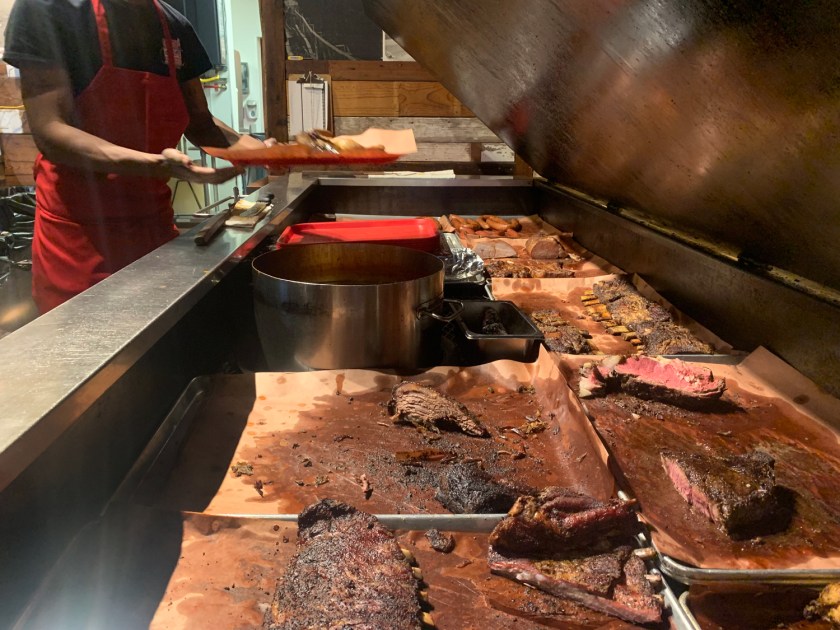 Carnes do pit barbeque