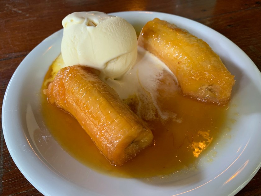 Banana flambé