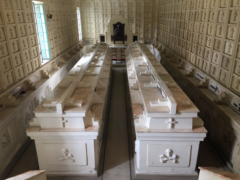 Ossuário no subsolo