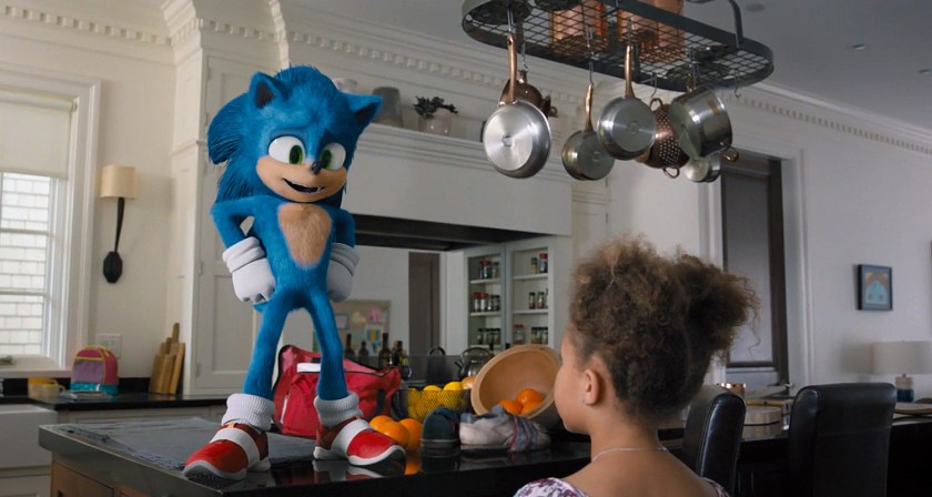 Sonic após mudanças estéticas