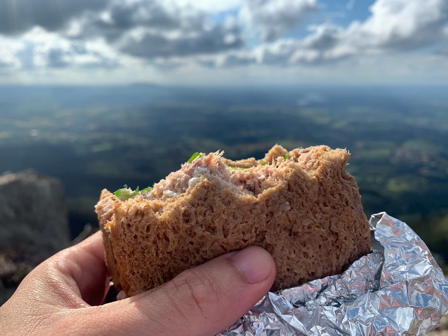 Lanche levado de casa