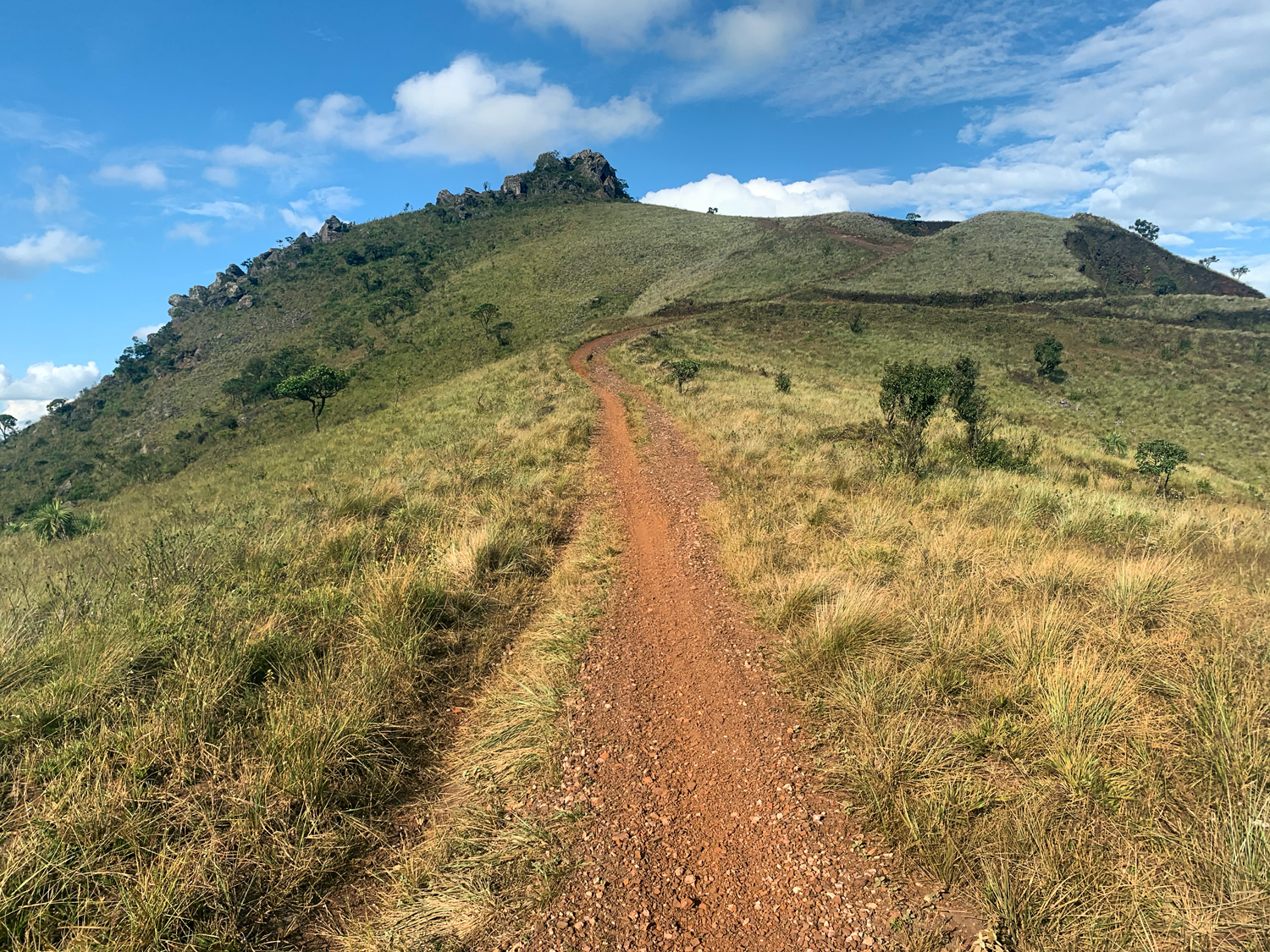 Caminho para a outra pedra