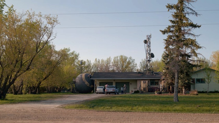 Paisagem rural de Saskatchewan