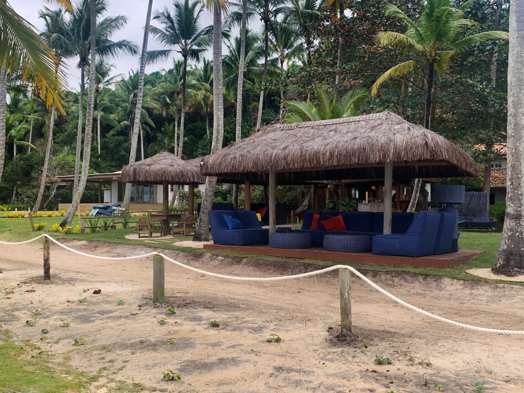 Barraca com ambientes confortáveis