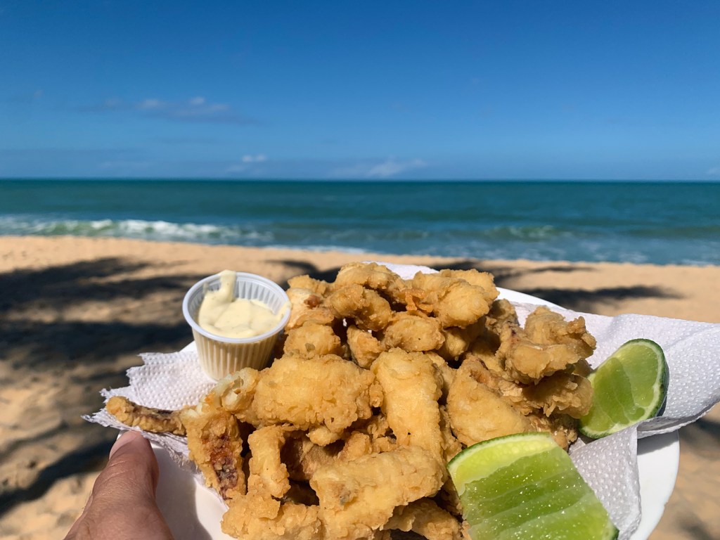 Porção de isca de peixe