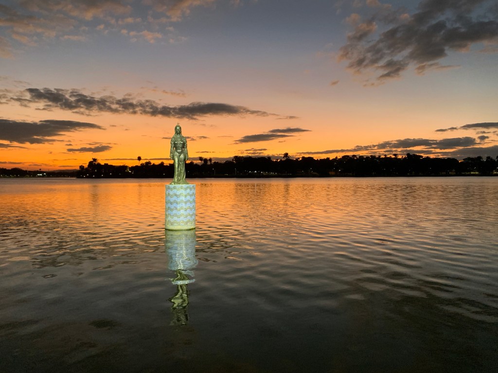 Iemanjá na Lagoa da Pampulha de Belo Horizonte