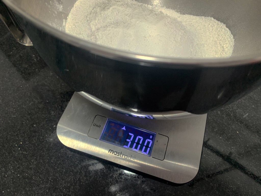 Tudo pesado com exatidão