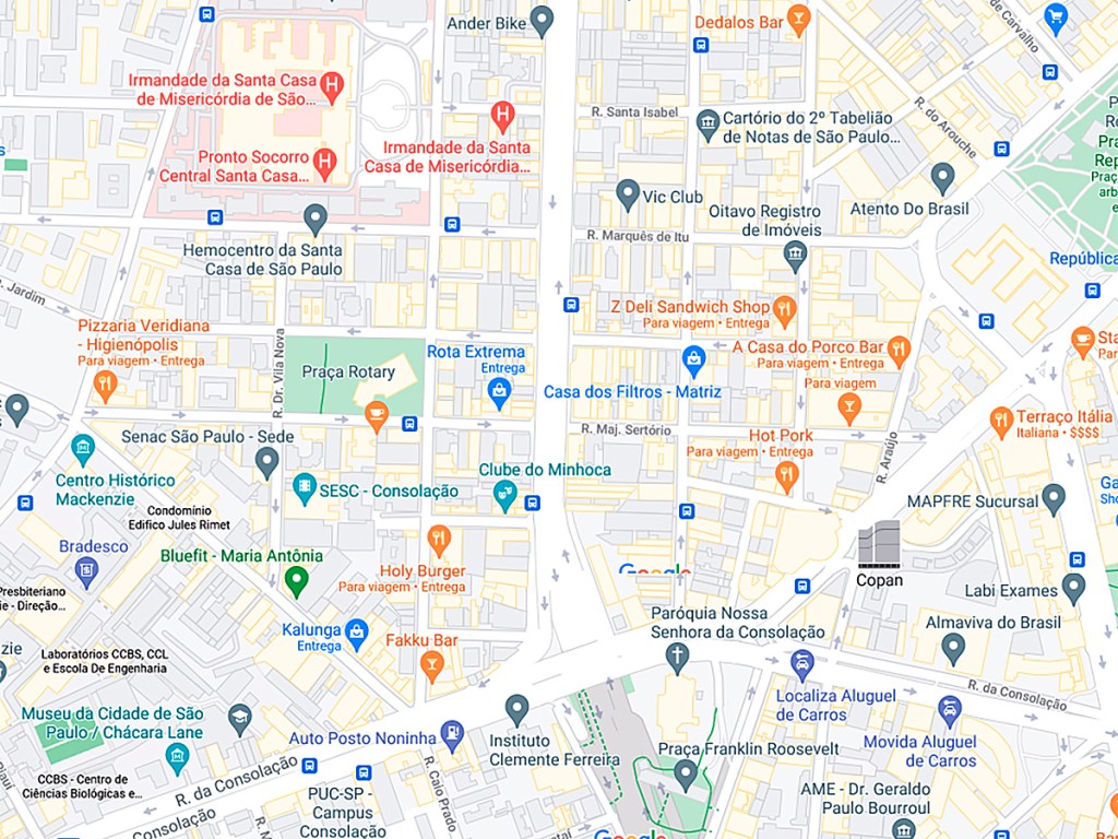 A maior parte da história se divide entre São Paulo e Santos