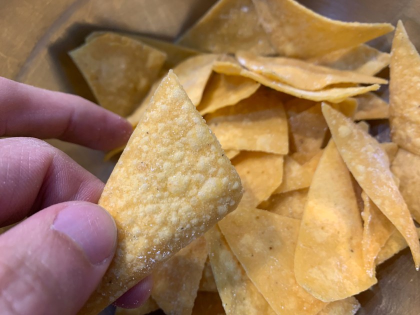 Receita de totopos mexicanos