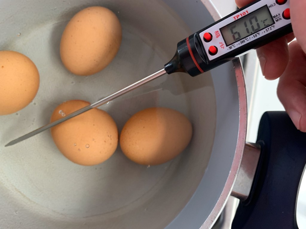 Controle com um termômetro digital