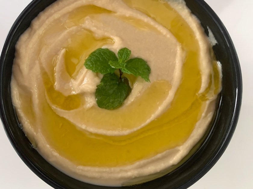 Servir com azeite e hortelã