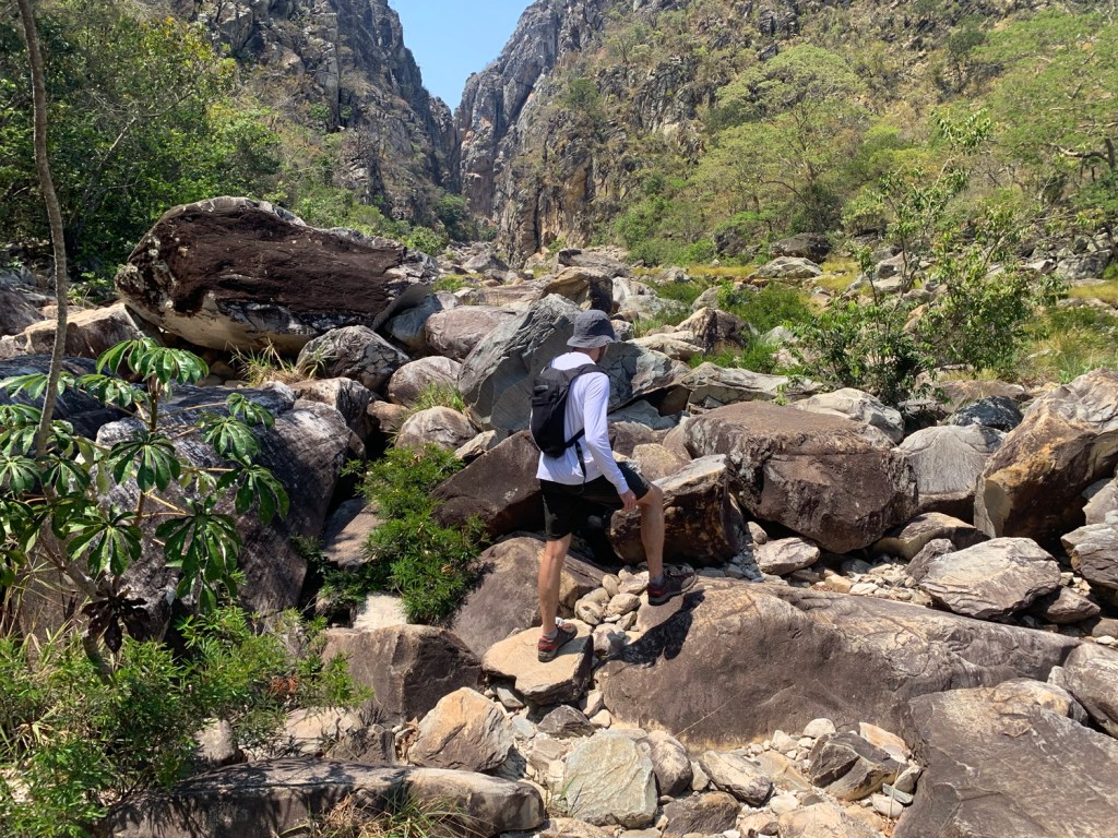 Travessia das pedras